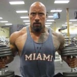 Dwayne Johnson the rock treinando