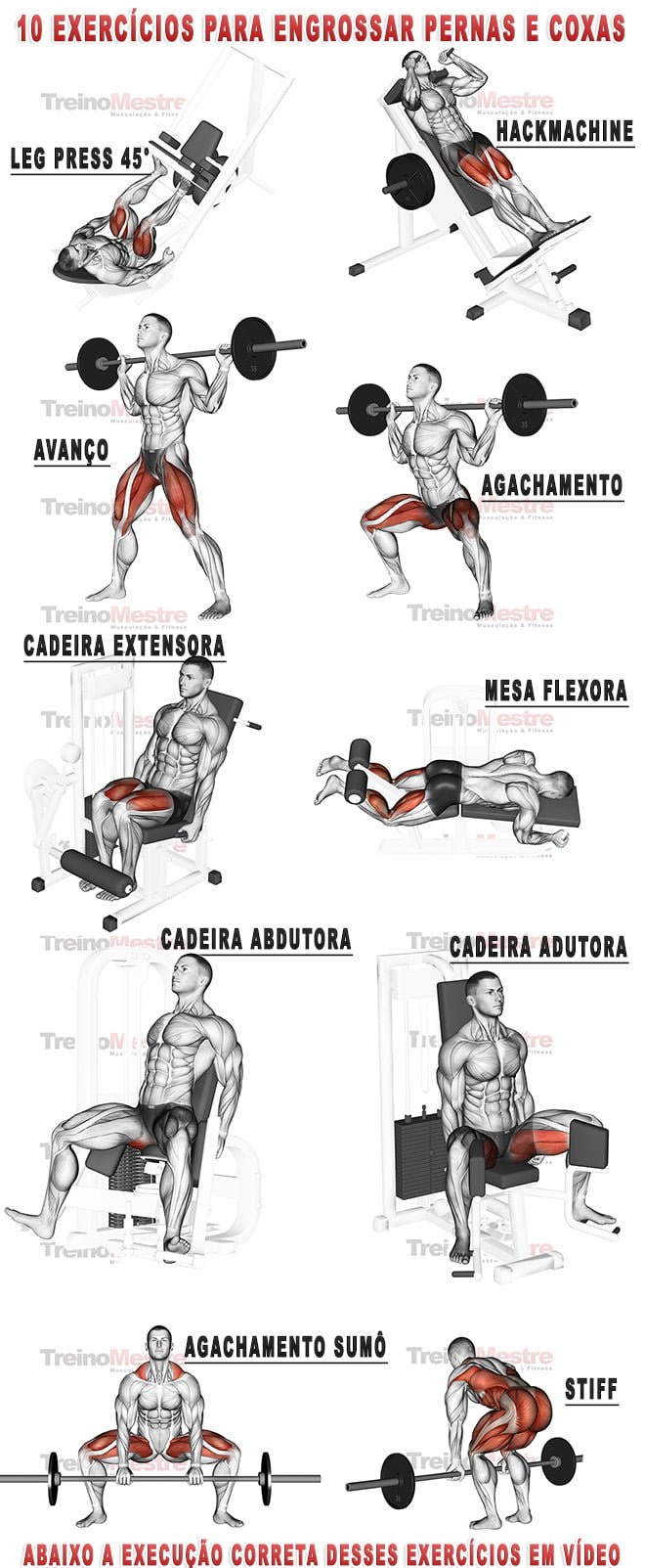 Exercícios para pernas