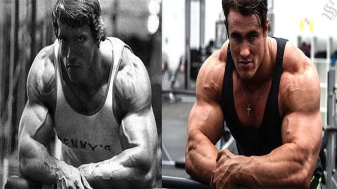 Arnold Schwarzenegger e Calum Von Moger Arnold Schwarzenegger e Calum Von Moger